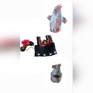 XS Dog Costumes Frida Kahlo And Dinosaur XXS Cuddle Bear Hoodie